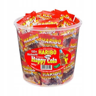 Haribo Happy Cola Mini Jelly varí 100 ks v krabici