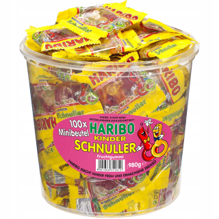 Haribo Schnuller Gel 980g Pacifiers 100ks de