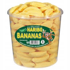 Haribo Banány Banány ILS 150ks / 1050g z Nemecka