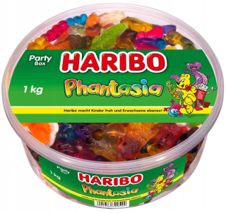 HARIBO GUMS PHANTASIA BOX BOX 1 kg Z NEMECKA