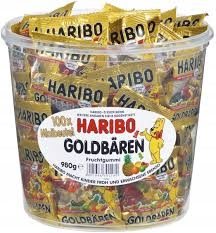 Haribo Golden Bears Mine Patches 100 kusov