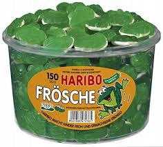 Haribo Żelki Żabki z Nemecka 150ks / 1050g Nemecko