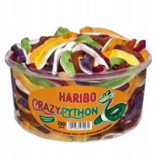 Haribo Crazy Python Snakes 150ks z Nemecka