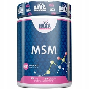 Ochrana kĺbov -  Haya Labs MSM 500mg 180c organické síry rybníky
