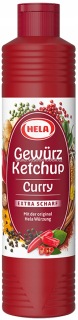 Hela Ketchup Curry Gewurz Extra Scharf z Nemecka