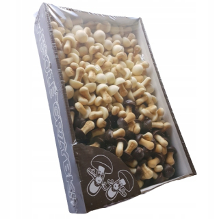 Biscuits Veselé huby MIX CHOCOLATE 1KG