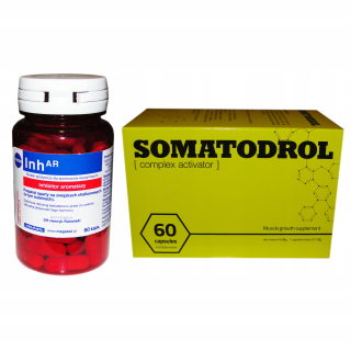 Testosterón - HGH Somatodrol + INHAR winstrol deka metanabol