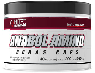 Aminokyseliny - HI TEC ANABOL AMINO- 200 UPOZORNENIA AMINOY KYSELINY POWER POWER