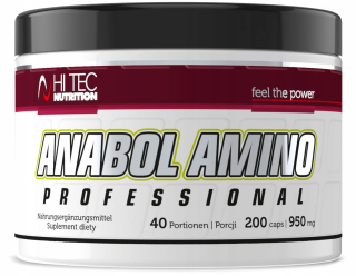 Aminokyseliny - HI TEC Anabol Amino Prof. - 200 kapsúl Aminokyselín