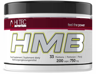 HMB - HI TEC HMB 200 kapsúl ZNÍŽENIE PEVNOSTI SILY HMß
