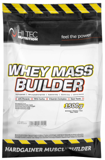 Gainer - HI-TEC BUYDER S HMOTNOSŤOU 1500 g ZÍSKAVAČE HMOTNOSTI