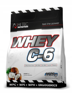Proteín - HI TEC WHOWE C-6 - 2250g Proteínový proteín WPI WPC