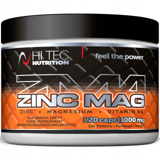 Testosterón - HI TEC ZMA 120K Magnezium Zink B6 Testosterón Libido