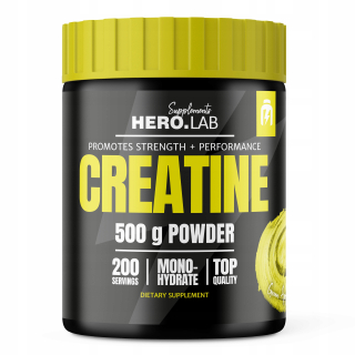 Kreatín - Hiro.Lab Kreatín Monohydrát 500g Kreatín Sila
