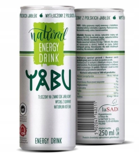 Hit! YABU Prírodná energia nápoj 250ml x 24 ks.