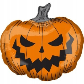 Halloween - Balónové pomaranče a červené tekvica A-M