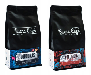 Zrnková káva -  Honduras - Kolumbia Excelso 2 kg čerstvo pražené