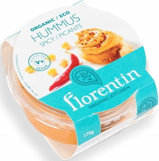 Hummus pikantný bezlepkový bio 170 g - Florentin