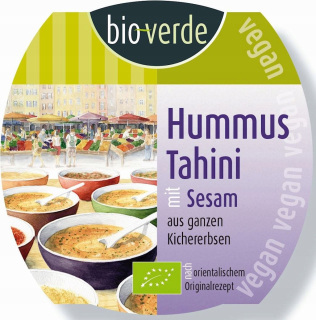 HUMMUS TAHINI BIO 150 g - BIO VERDE BIO VERDE