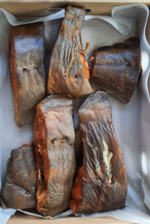 Tradične údené halibutové zvony 1 kg