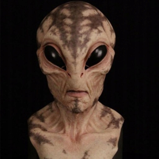 Halloween - Halloween Alien Mask Horror Hood