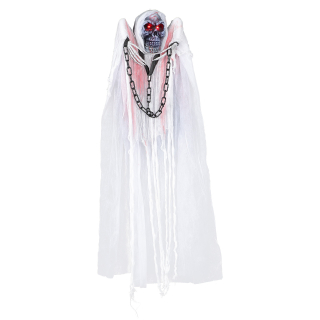 Halloween - Halloweenské dekorácie duchov s osvetlenými očami