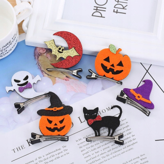 Halloween - Halloween krásne vlasy na vlasy s motívom s