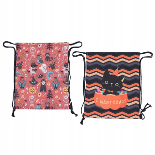 Halloween - 2 kusy Halloween Cartoon Candy Bag Funny