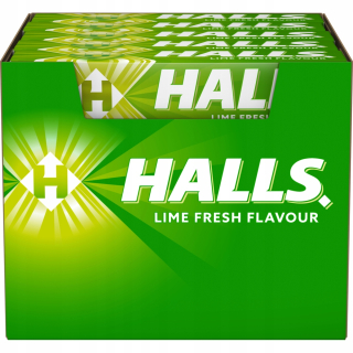 Halls Lime Fresh Candy 33,5 g Displej x20