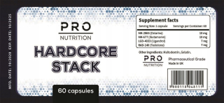 HARDCORESTACK10MG OST10MG MK-677,7MG LGD, 7MG RAD