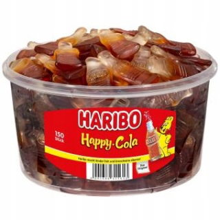 Haribo HAPPY COLA JEELLY FLOKOVACÍM 150PC