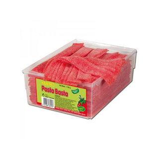 Haribo Kyselina Gels pruhované červené jahody