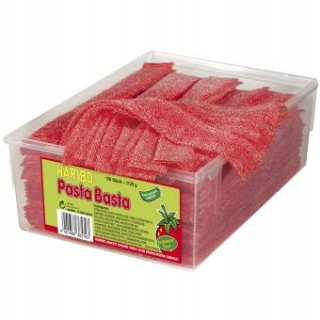 Haribo Pasta Basta Square Stripes Strawberry 150ks