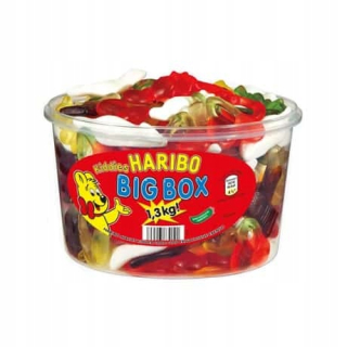 Želé Haribo BIG BOX až 1,3 kg 1 kg + 300 g ZADARMO