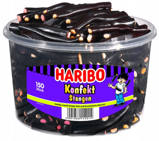 Haribo Gelmi Darkorice Konfekt Stangen 150 kusov