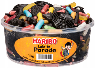 Haribo Gel I Licorice Parade 1 KG z Nemecka