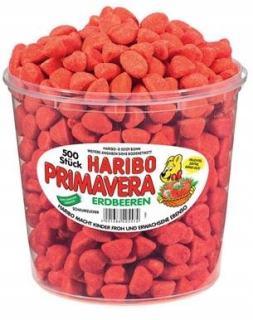 Haribo Gel Foam Primavera Jahody 500ks