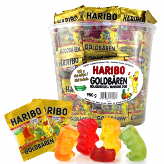 Haribo Golden Bears medvede 100ks Mini Paczuszek