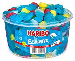 Haribo Schlumpfe Smerfy 1350g 150ks de