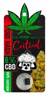 CBD - Hash CBD 6% kritickej Canamed