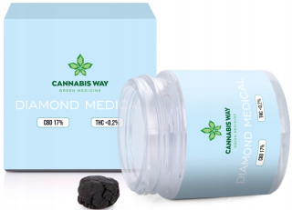 CBD - Hash Diamond Medical 17% CBD Hash Hemp Weed 2g