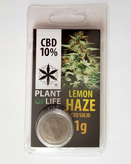 CBD - Hash 1G Lemon Haze 10% CBD Plant of Life
