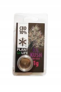 CBD - Hash 1g v.g. Kush 10% CBD Plant of Life