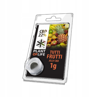 CBD - Hash 1G Tutti Frutti 22% CBD Plant of Life