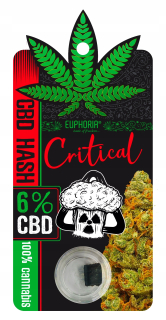 CBD - Hash KRITICKÝ 6% CBD Euphoria