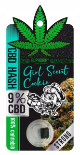 CBD - Skautský skautský súbor cookie 9% CBD eufória
