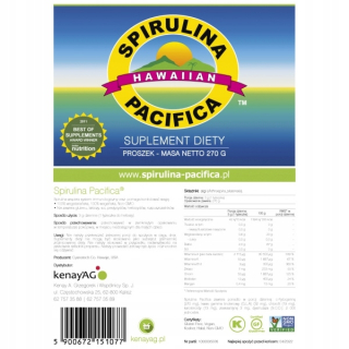 Hawaiian Spirulina Pacifica (270 g)