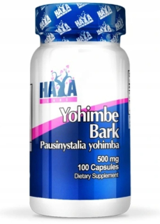 Spaľovač tuku - Haya Yohimbe Bark 500 mg 100 kapsúl