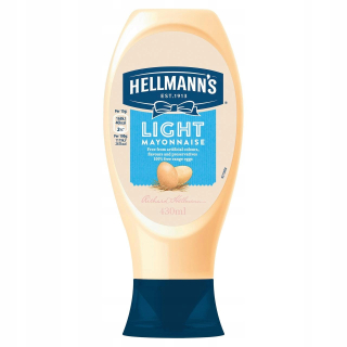Hellmann's Light Mayonnaise - Mayonnaise 430G UK
