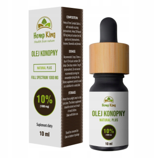 CBD - Konope Kráľ Full Spectrum CBD 10% Natural Plus 10 ml